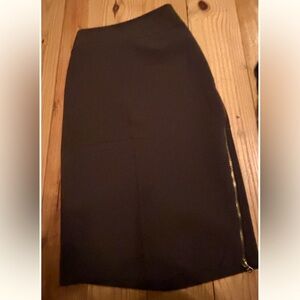 Black pencil skirt